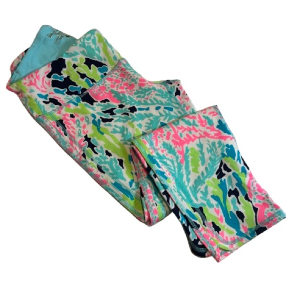Lilly Pulitzer Small Luxletic Leggings Let’s Cha Cha